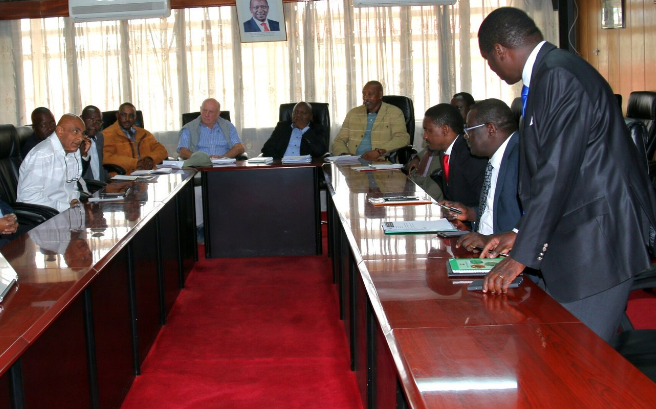 CGA representatives at a meeting with Agriculture CS